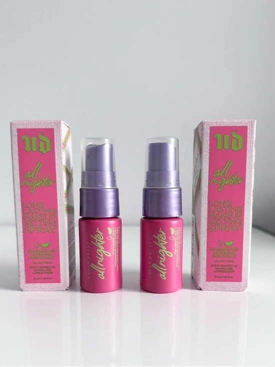 Urban Decay All Nighter Long Lasting Makeup Setting Spray Mini Duo - Watermelon - Picture 7 of 16